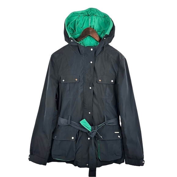 SAINT JAMES Haupstoff Belted Waterproof Rain Coat - Picture 1 of 16